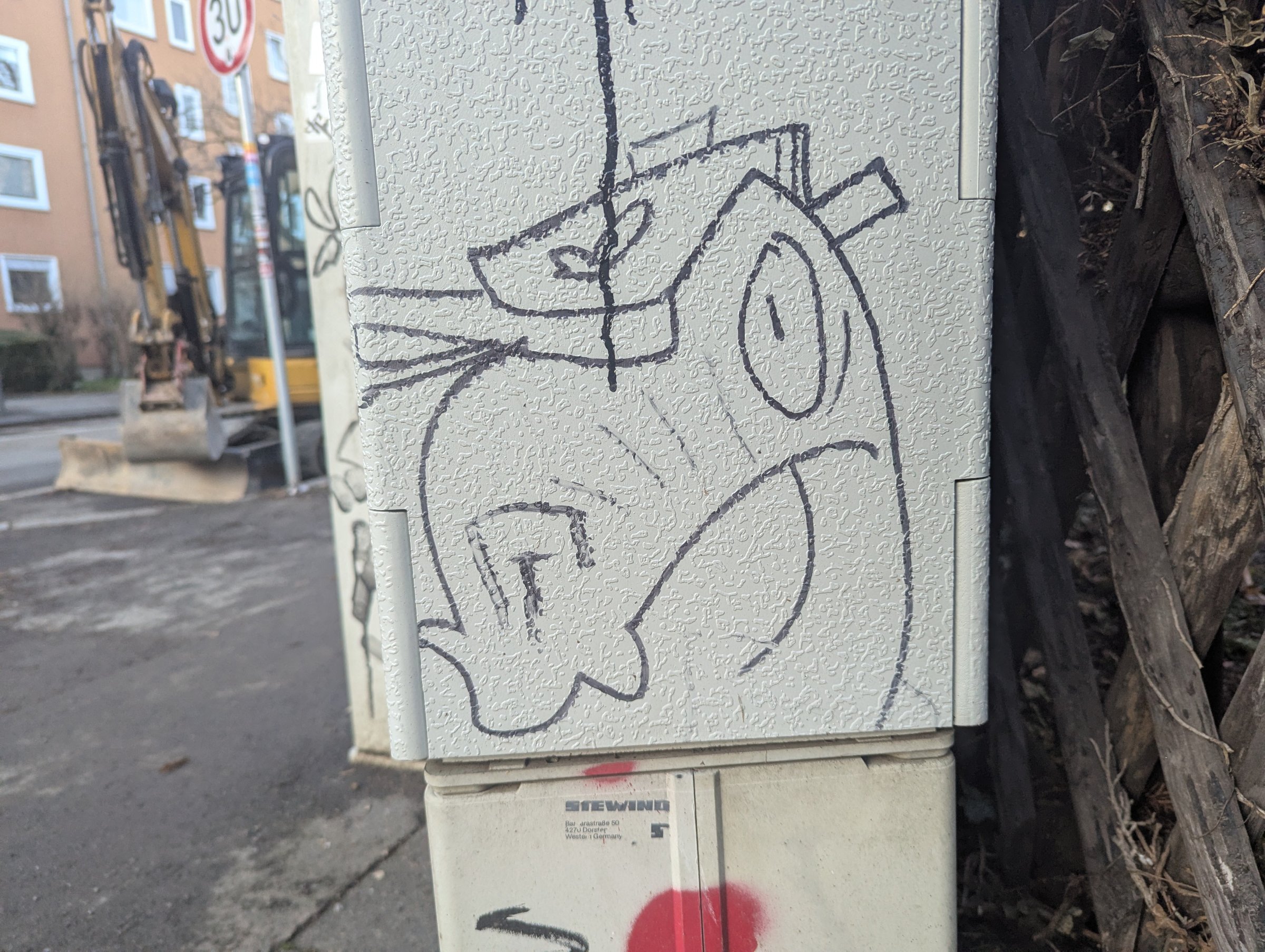 Dinosauerei – Werk 2 — Mainz · ohne Jahr · Street Work