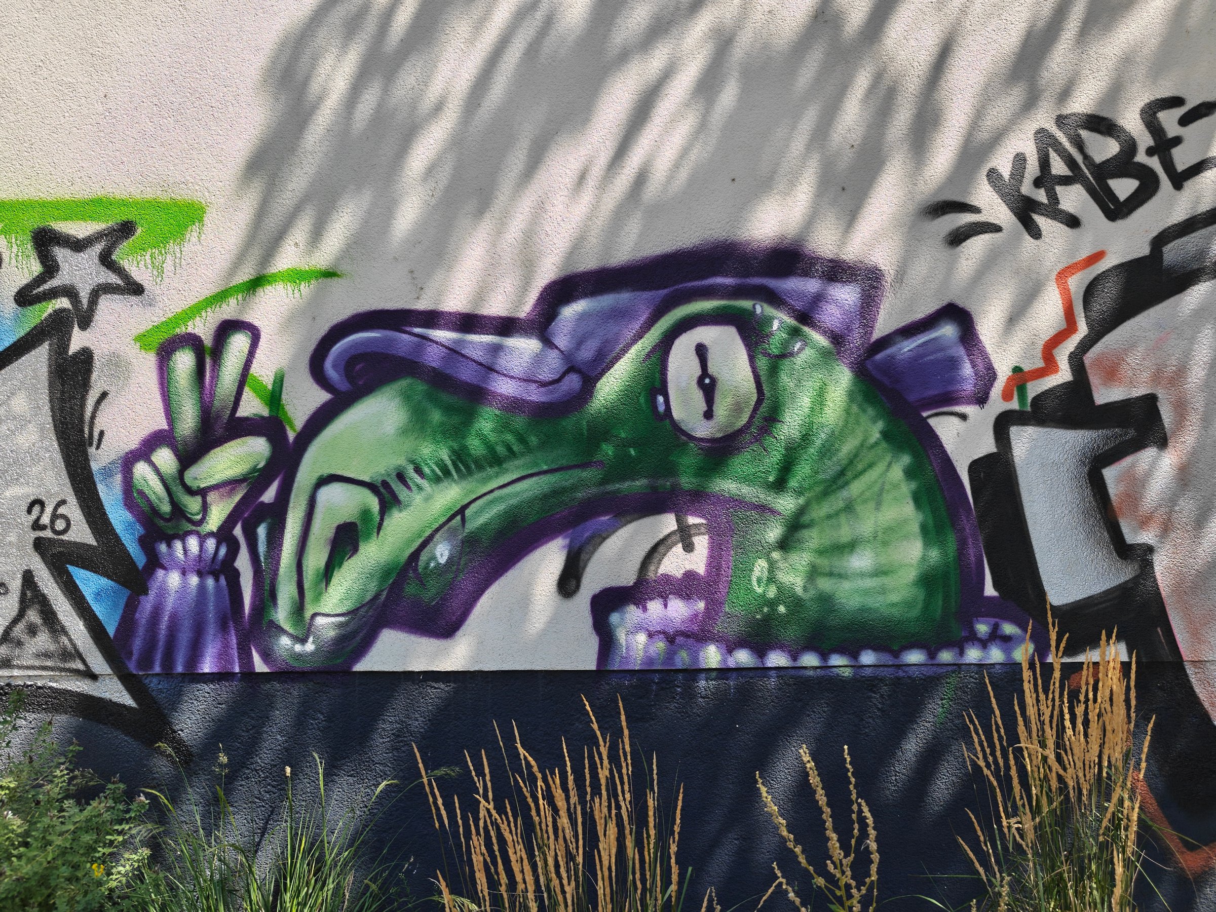 Dinosauerei – Werk 1 — Bleichenviertel · 2026 · Street Work